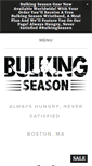 Mobile Screenshot of itsbulkingseason.com